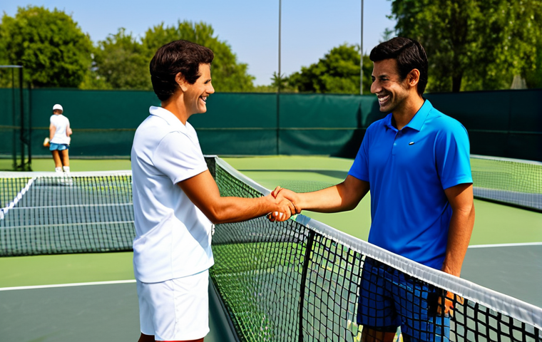 테니스장에서 - 이미지 1